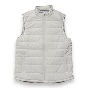 Right of Way Men's Gray Puffer Vest Size Large